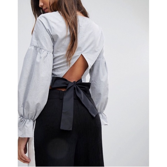 ASOS Tops - NWT PrettyLittleThing Tie-Back Top